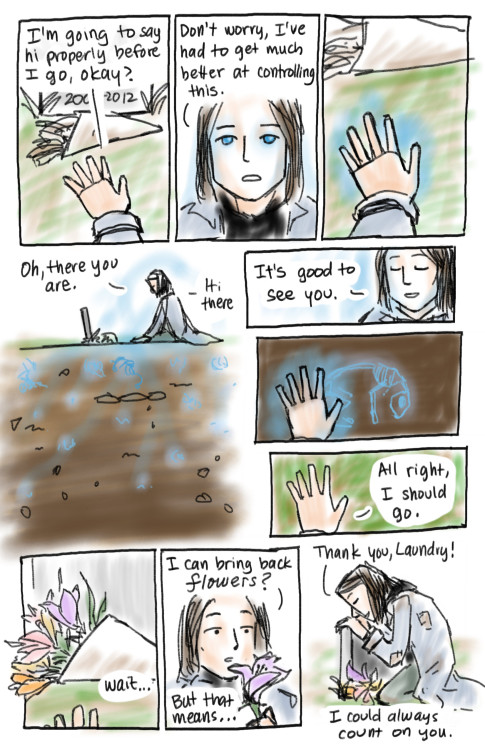 potofsoup:So one night I was thinking about Bucky’s sad early days in Necrofloranomicon and then had