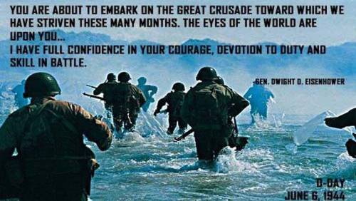 lockheed-martini:June 5th-6th 1944. D-day. The largest amphibious invasion in history.One quote that