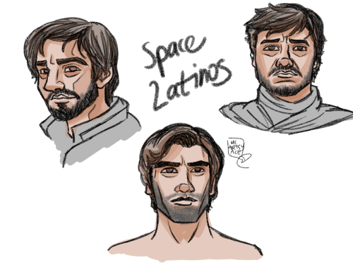 Los tres amigos: los latinos del espacio