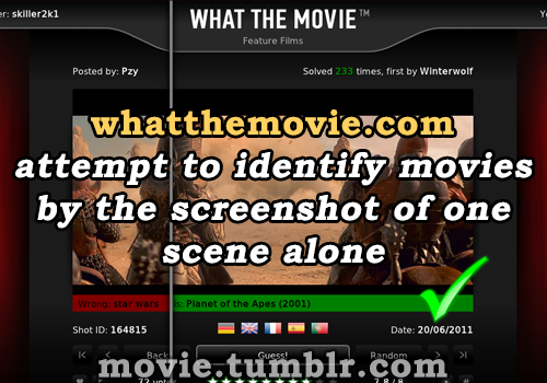 movie:  abetterqueue.com - filter & browse Netflix instant movies with Rotten Tomatoe’s Tomatometer oracleofbacon.org - connect actors by the movies they’ve acted in together movie-censorship.com - find the differences between different releases