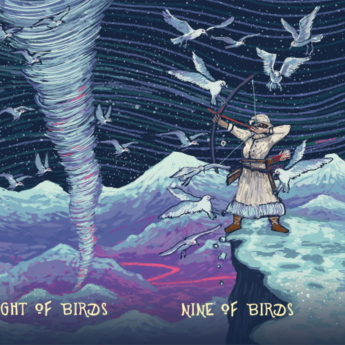 the flight of birds, from the Cosma Visions Oracle