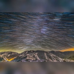 Alborz Mountain Star Trails #nasa #apod #twan