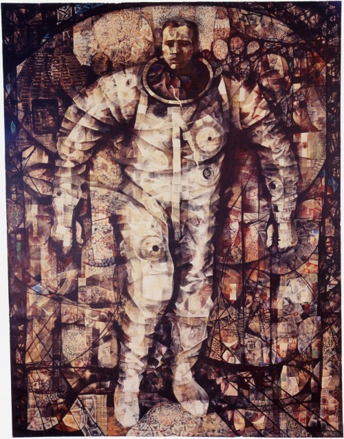 humanoidhistory:First Steps by Mitchell Jamieson, courtesy of the Smithsonian Air & Space Museum