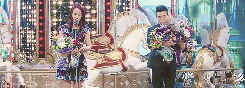 kanggary:  “I didn’t expect to get this award. It is too good for me. Being a female member, I felt like I wasn’t very helpful to the Running Man members. Still, thank you for always taking care of me.” - High Excellence Award Winner, SBS 2013