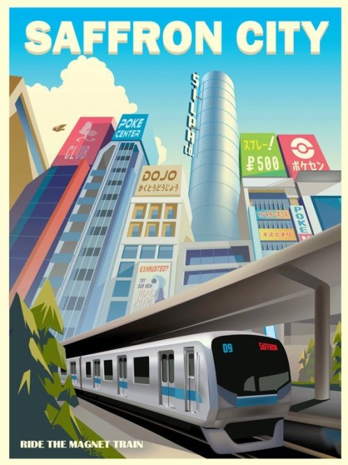 Kanto Region Tourism Posters Made By Tisha Bell