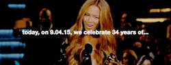 freekumdress:  Happy Birthday, Beyoncé! In your 34 years of life, you have managed to touch the hearts of people all over the globe. You are an inspiration to many people including myself. You are a light that continues to shine all around the world