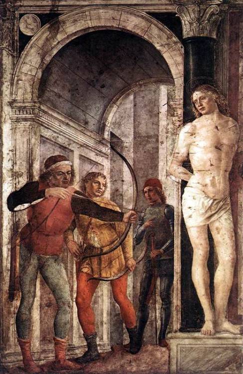 scent-of-art:  Subjects in Art: St. Sebastian  Saint Sebastian was an early Christian saint and martyr. According to Christian belief, he was killed during the Roman emperor Diocletian’s persecution of Christians. He is commonly depicted in art and