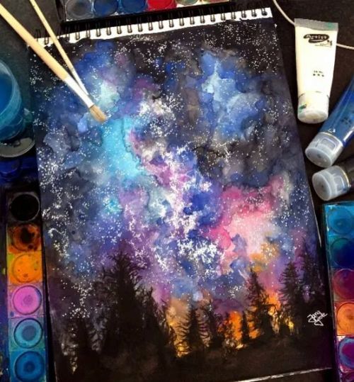 a-night-in-wonderland: Watercolor Art by German Artist Jana Grote