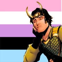 nonbinaryicon: loki is genderfluid and so am i + that makes me happy so have some icons