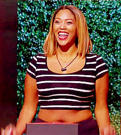 kingjaffejoffer:  rachelreilly:  Brittnee being cute during the HOH comp  The American
