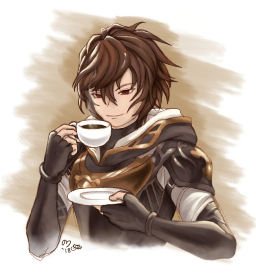 Sandalphon from Granblue Fantasy. A drawing I made for @iwashidraws in return for ko-fi. XD