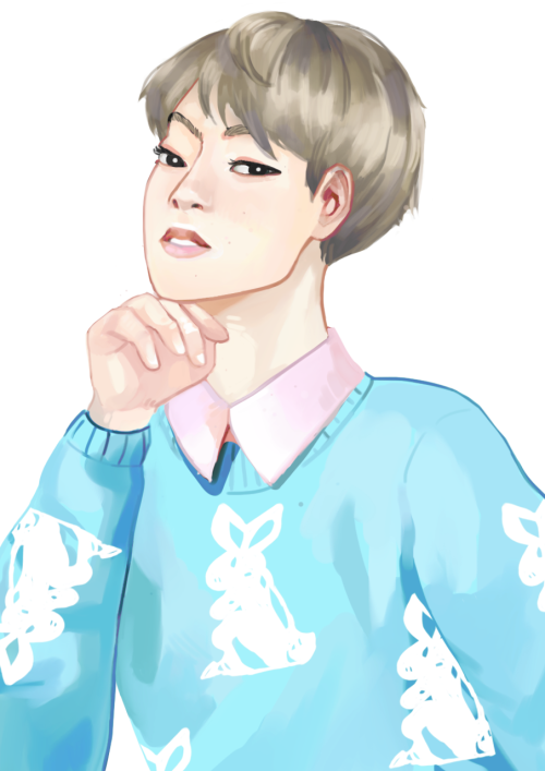 Am I the only one who still hasn’t gotten over Baekhyuns eyeliner + bunnysweater combo at the 2015 M