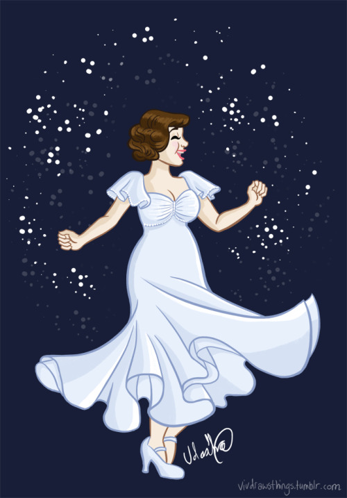 “Oh sweet, a gown! So twirly!”I just wanted an excuse to draw Rachel Bloom’s frigg