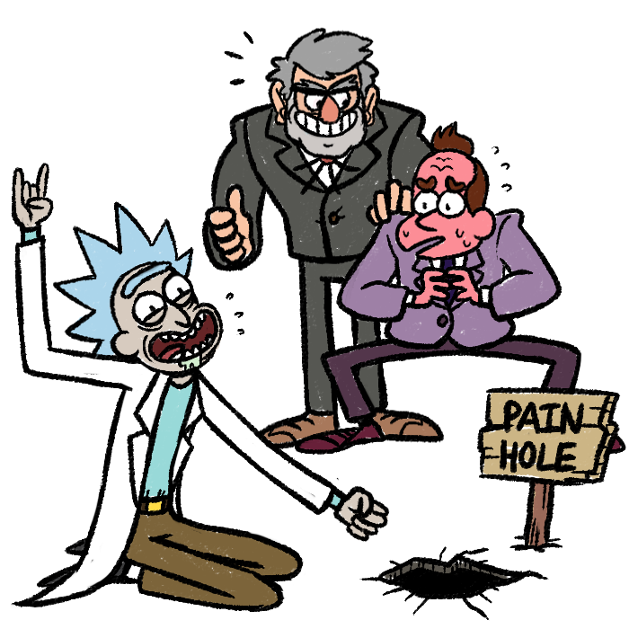 penumbraphantasm:what’s better than thiscartoon guys being dudes