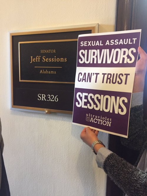 micdotcom:Protesters bring printed definition of sexual assault to Jeff Sessions’ officeSen. Jeff Se