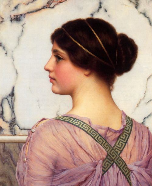 A Grecian Lovely by John William Godward, 1909.