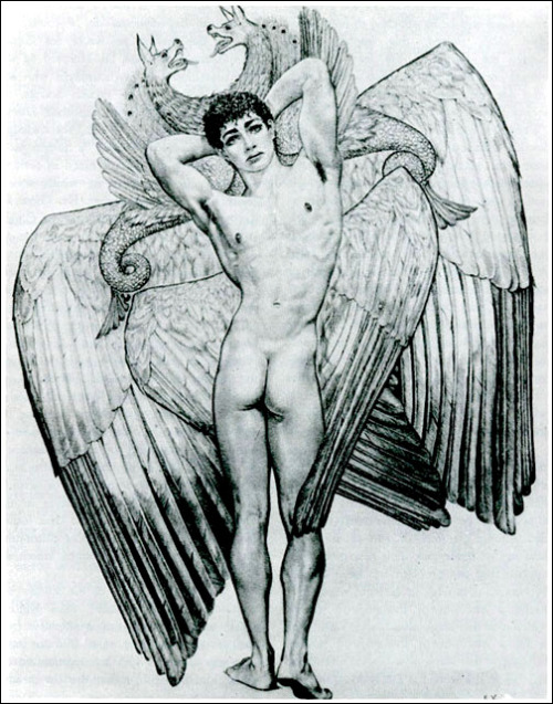 Czanara (Raymond Carrance), The Hermaphrodite-Angel of Peladan, early 50s (?)
