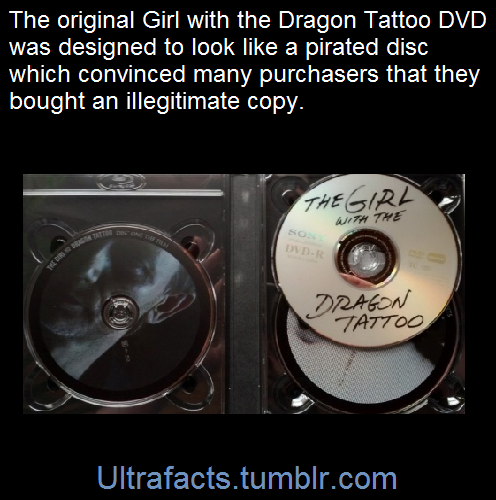 ultrafacts:    Sony designed the DVD disc art to fit into the spirit of the movie,