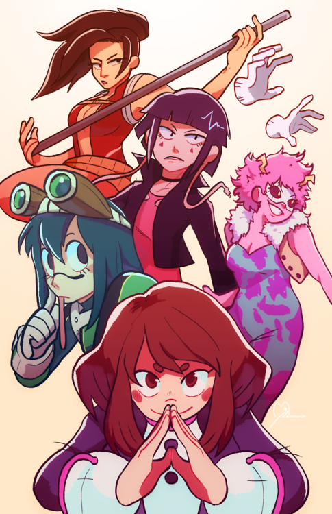 michellerart:the 1-A girls!