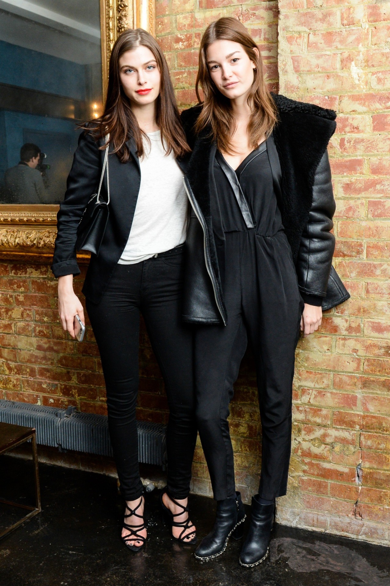 Model Street Style — Pamela Bernier and Ophelie Guillermand at the...