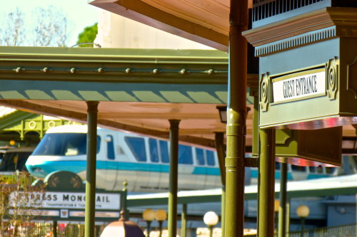 aprilannphotography:Walt Disney World MonorailWalt Disney World, Magic KingdomDecember 2012 