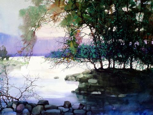 iamjapanese: Z. L. Feng（Chinese） watercolor    here, here and here