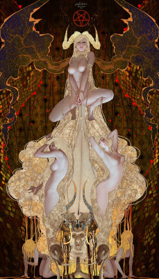 aphrodisiacart:  Tarot the Devil_by Casimir0304 http://casimir0304.deviantart.com 