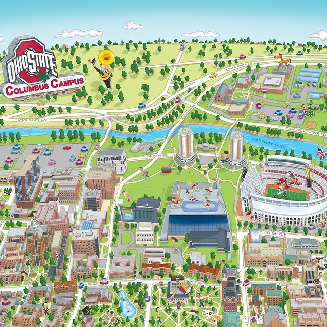 Campus map  The Ohio State University