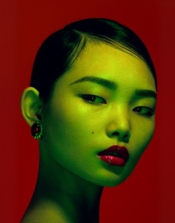 midnight-charm:  Ling Ling Chen photographed by Grant Thomas for Vogue Italia  