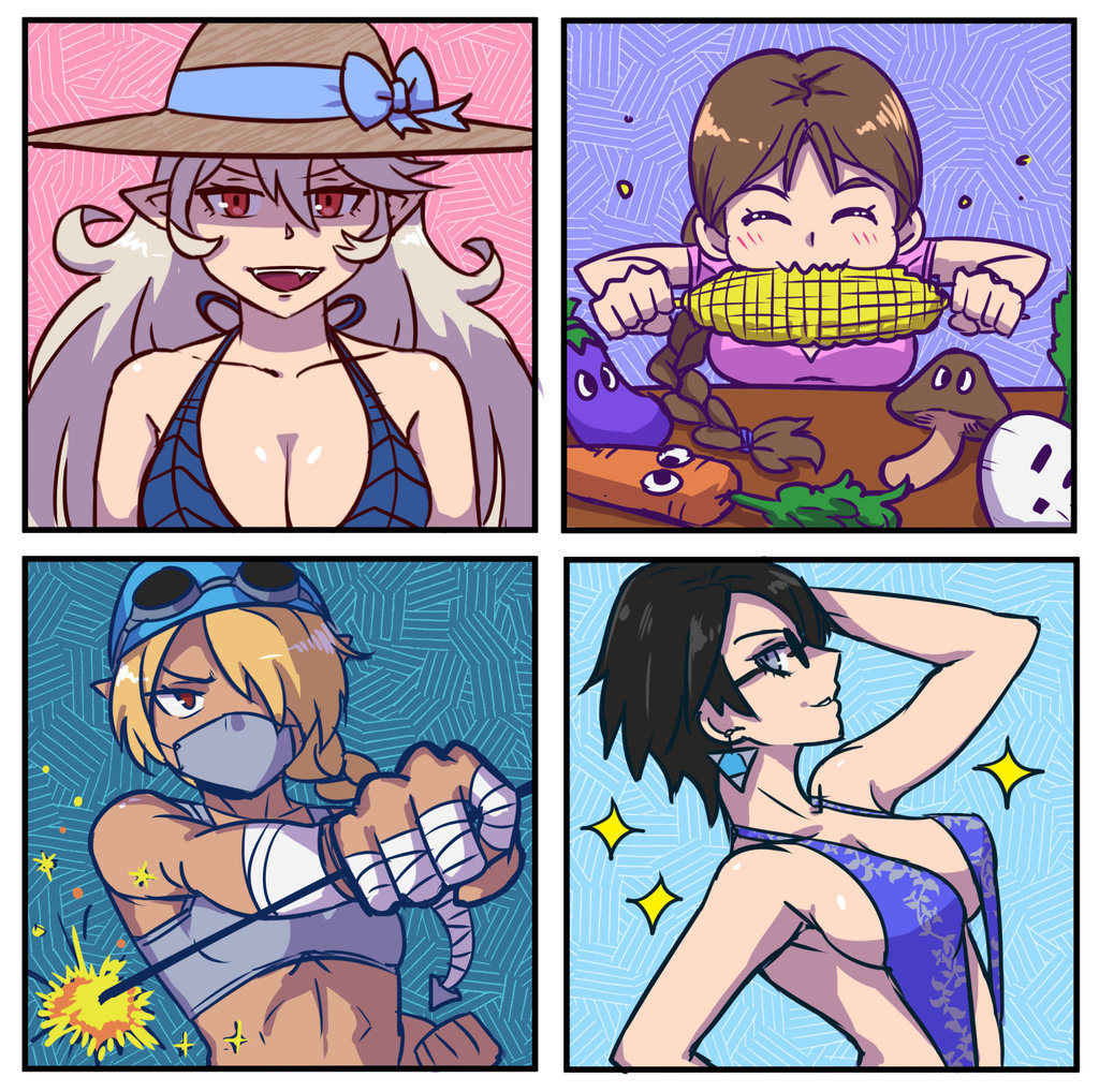 fandoms-females:  The Mistresses Of Gaming Finale - Summer Fun ( summer_smash_redux_by_akairiot