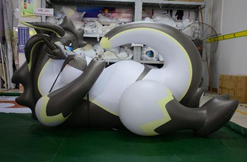 Many months ago I was planning to get Wasp (My fursona) inflatable toy made by Chinese company. I base the design on their lying goodra inflatable and create my own custom Wasp Dragon!But sad thing happen, I went mentally ill. ): And I can’t afford