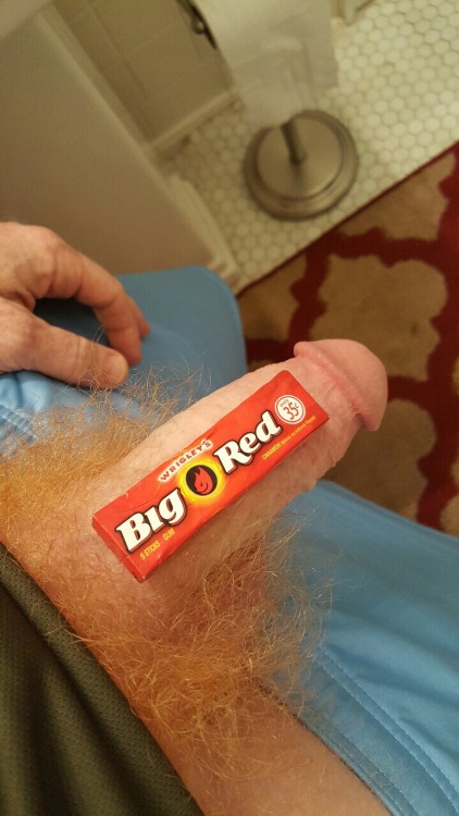 onlygingerscruff:  Plug my hole  HELL TO THE FUCKING YEA I LOVE ME SOME BIG RED!!!!