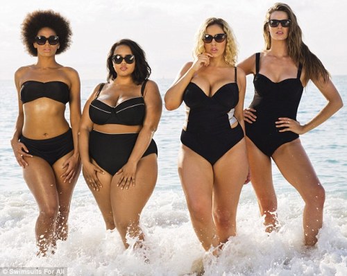 thelesbianguide:     prettyarbitrary:  nuedvixx:  blusterousiris:  Robyn Lawley, Jada Sezer, and Gabi Gregg for Swimsuits For All.   😻😻  Now THIS is how you sell a fucking bikini.   