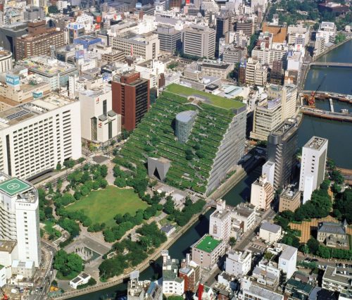 afotw:ACROS Fukuoka (Japan). Architects: Emilio Ambasz, Nihon SekkeiProject year: 1995