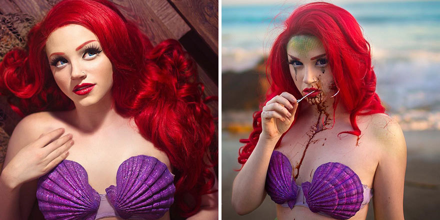 sixpenceee:  Mykie is a self-taught LA based professional beauty and special effects