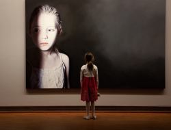 avorage:  Gottfried Helnwein “The Murmur of the Innocents 38”, 2012 mixed media (oil &amp; acrylic on canvas)  200cm x 307cm 