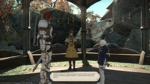 Holy shit dude, I was trying to write things like Alphinaud was attempting to keep a degree of profe