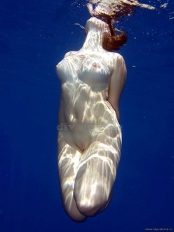 Nude underwater