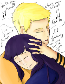 ellenhasarts:  Jumping onto that Naruto sings to Hinata train.I have been listening to this song on repeat all throughout working on this and i dont know i really love it it makes me cry.