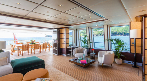 Feadship Motor Yacht Gladiator Resembles a Floating Beach HouseBuilt by Dutch yard Feadship, Gladiat