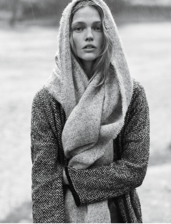 runwayandbeauty:  Sasha Pivovarova - Mango Catalogue Fall/Winter 2015. 