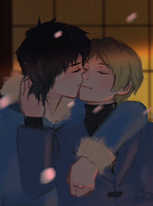 akahags: My @natsume-ss secret santa gift for @theincrediblemoonchild! I hope you had a great holida