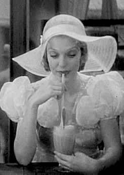  Loretta Young enjoys a milkshake in They Call It Sin (1932)     