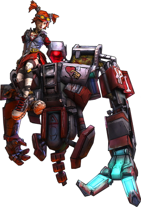 sanjireed:  I love this girl so much best class in the game to me. Never get between a girl and her robot! 