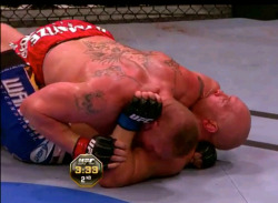 miketysonknockouts:  Click here for a breakdown of Brock Lesnar’s Caveman Ju Jitsu on Shane Carwin. Like it or not Lesnar had some serious