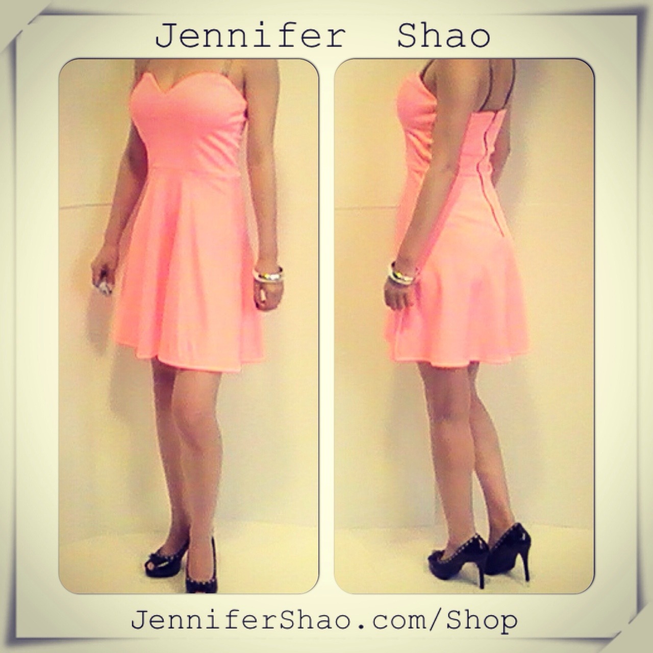 Pairing my Silver Bangles with this dress =) JENNIFERSHAO.COM/SHOP | http://instagram.com/p/pM2bn3qiNG/ | http://tmblr.co/ZMrjev1IdCqxq
