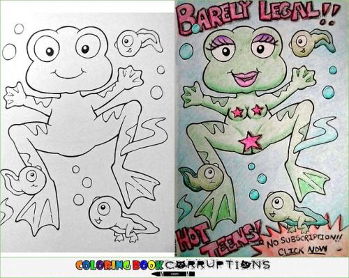 tastefullyoffensive: Coloring Book Corruptions (Part 2)Previously: Part 1