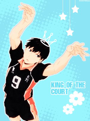 zakuras: Kageyama + Sky blue  ☆  