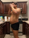 thic-as-thieves:Caught Roman having his favorite late night snack! Waking up in the