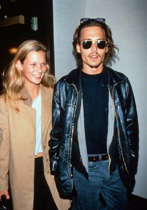 28 years ago (1994), on this day (April 5) Johnny Depp and Kate Moss attended the premiere of John W